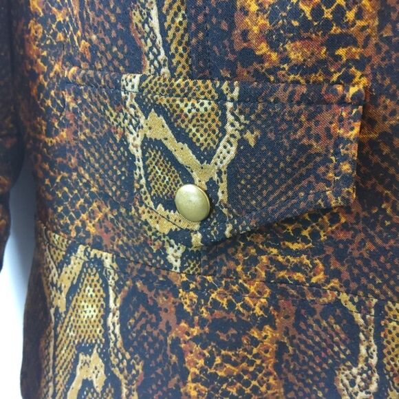 Peck & Peck animal print zippered front jacket - Picture 4 of 14